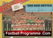 Manchester United Multi Autographed Signed Squad Picture Man Utd 1979 – 1980