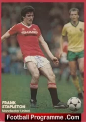 Manchester United Frank Stapleton Autograph Signed Picture Man Utd