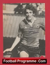 Manchester United Joe Jordan Autograph Signed Picture Man Utd