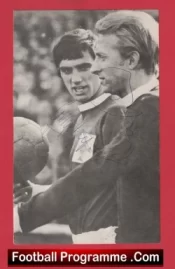 Manchester United George Best + Denis Law Signed Picture Man Utd