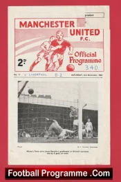 Manchester United v Liverpool 1963 – Reserves Game