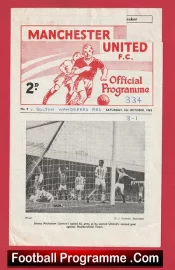 Manchester United v Bolton Wanderers 1963 – Man Utd Reserves