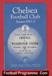 Chelsea v Manchester United 1951 – Man Utd 1950s