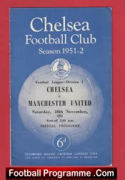 Chelsea v Manchester United 1951 – Man Utd 1950s