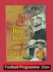 Manchester United Roy Keane Autograph Signed Football Card Man Utd