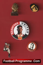 Manchester United Football Badge Collection Man Utd Badges X 5 + Cantona