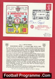 Manchester United Steve Coppell Autographed Signed FDC v Porto 1977