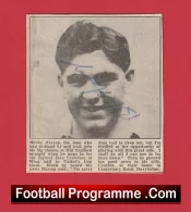 Manchester United Bobby Harrop Autograph Man Utd
