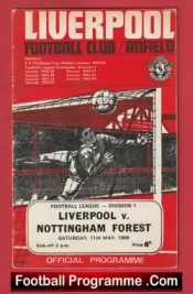 Liverpool v Nottingham Forest 1968