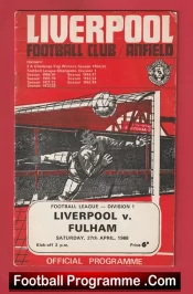 Liverpool v Fulham 1968