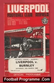 Liverpool v Burnley 1968