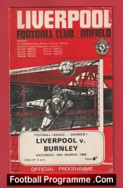 Liverpool v Burnley 1968