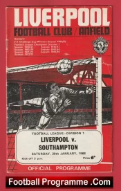 Liverpool v Southampton 1968