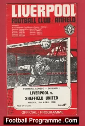 Liverpool v Sheffield United 1968