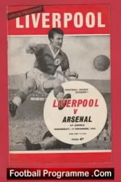 Liverpool v Arsenal 1962
