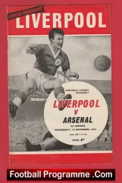 Liverpool v Arsenal 1962
