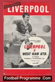 Liverpool v West Ham United 1962