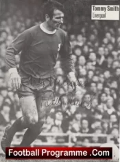 Liverpool Tommy Smith Autographed Signed Picture