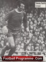 Liverpool Tommy Smith Autographed Signed Picture