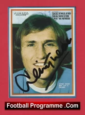 Manchester City Dennis Tueart Autographed Signed Picture