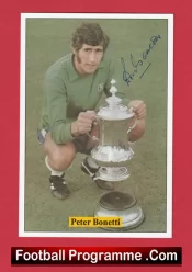 Chelsea Peter Bonetti Autographed Signed Picture