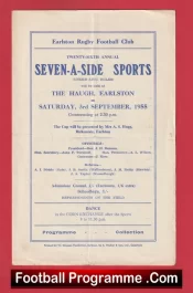 Kelso v Musselburgh 1955 Rugby Seven A Side Cup Final Earlston