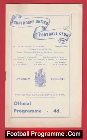 Scunthorpe United v Cardiff City 1963