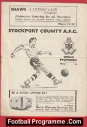Stockport County v Tranmere Rovers 1952 – 1950s