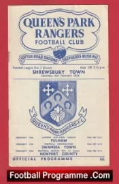 Queens Park Rangers v Shrewsbury Town 1954 – 1950s