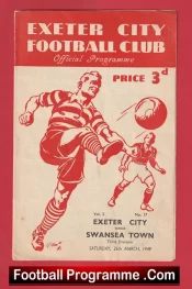 Exeter City v Swansea Town 1949 – 1940s