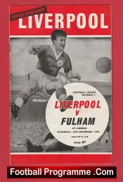 Liverpool v Fulham 1963 – 1960s