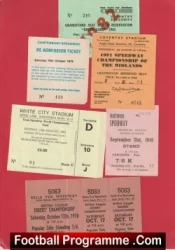 Speedway Racing Old Tickets Collection