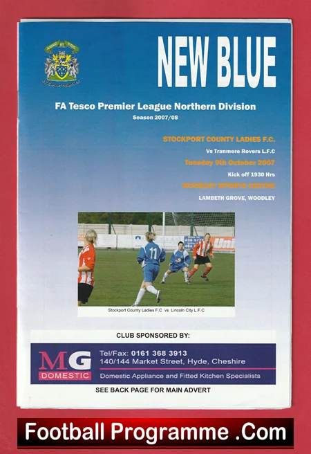 Stockport County Ladies v Woodley Sports 2007 - Womens Football - Image 2