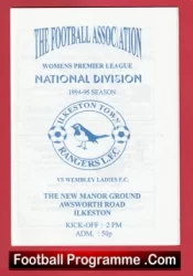 Ilkeston Town Rangers Ladies v Wembley 1994 – Womens Football