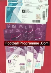 Olympics football Special Ticket Collection Pack Olympic Games London 2012