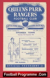 Queens Park Rangers v Swansea Town 1951 – QPR Comp Issue