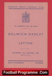 Dulwich Hamlet v Leyton 1947 – 1940s