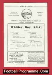  Whitley Bay v Newburn 1961 - Northumberland Senior Cup Football Programme .COM Football Programmes Memorabilia