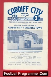 Cardiff City v Swansea Town 1951 – 1950s