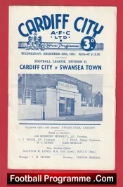Cardiff City v Swansea Town 1951 – 1950s