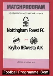 Krylbo IF Avesta v Nottingham Forest 1994 – Sweden