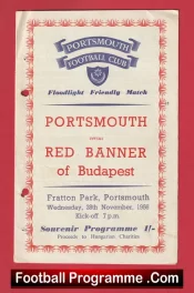 Portsmouth v Red Banner 1956 – Budapest Fratton Park 1950’s