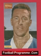 Glasgow Rangers Jimmy Hillar Autograph Signed Picture