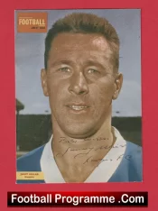 Glasgow Rangers Jimmy Hillar Autograph Signed Picture
