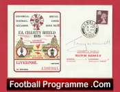 Liverpool Terry McDermott Autographed Signed FDC 1979 Charity Shield