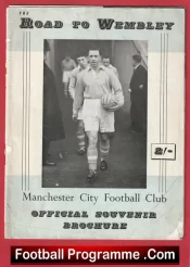 Manchester City v Newcastle United 1955 – FA Cup Final + Ticket + Signed