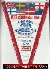 Inter Continental Final Speedway Pennant Flag 1979 White City