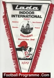 Indoor International Speedway Pennant Flag 1979 Wembley London