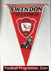 Swindon Speedway Pennant Flag 1980s
