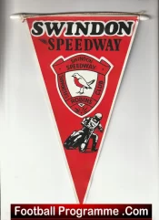 Swindon Speedway Pennant Flag 1980s